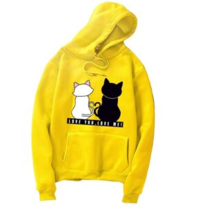 Sweatshirts Regular Fit Hoody Fleece Stylish Design Hooded Sweatshirt Winter Wear for Women Girl