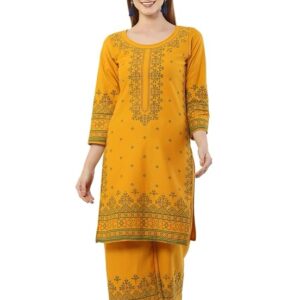 Women's Woolen Winter Printed Kurta